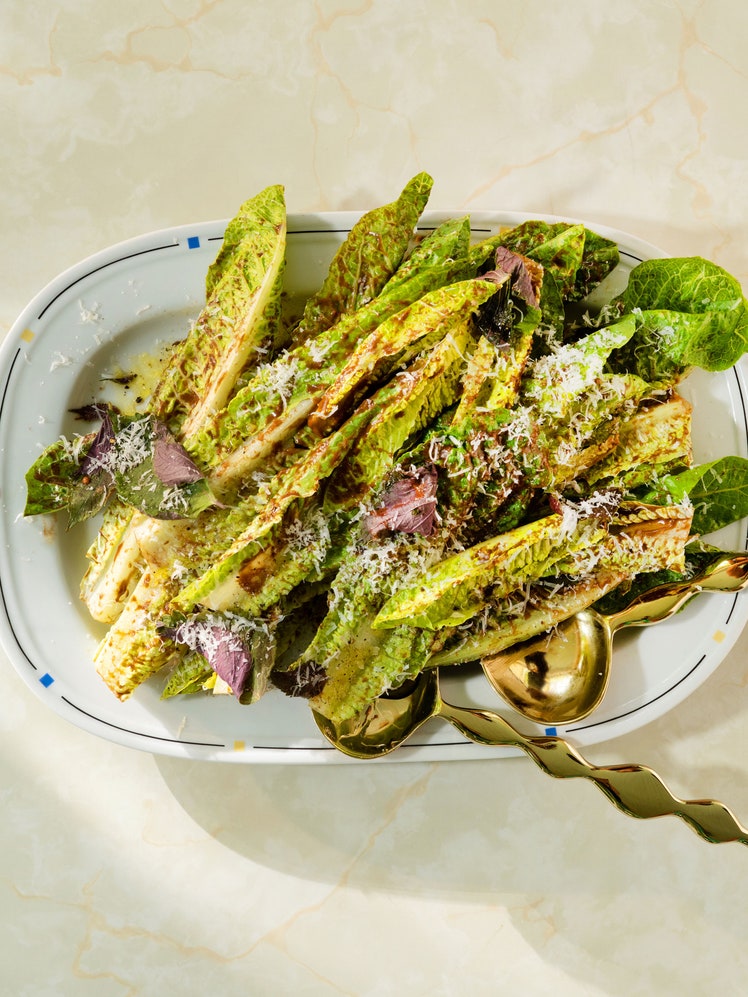 Black Garlic Caesar Salad